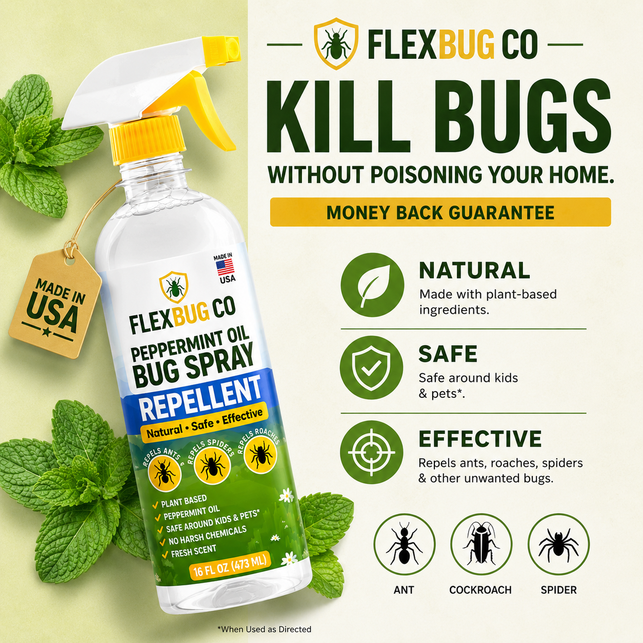 Pet Peppermint Oil Bug Spray